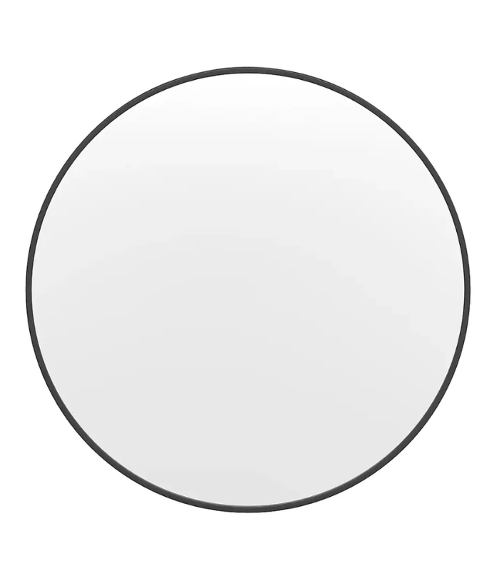 Alamont Home - Julianne 36" Round Wall Mounted Mirror - Black