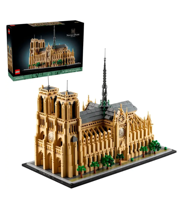 LEGO - Architecture Notre-Dame de Paris Replica Build and Display Set 21061