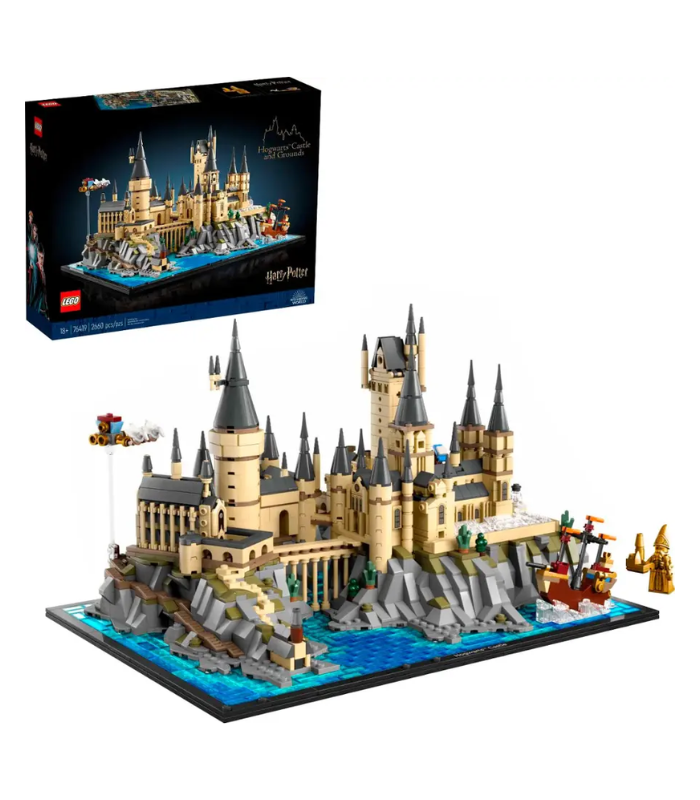 LEGO - Harry Potter Hogwarts Castle and Grounds Wizarding Building Set 76419