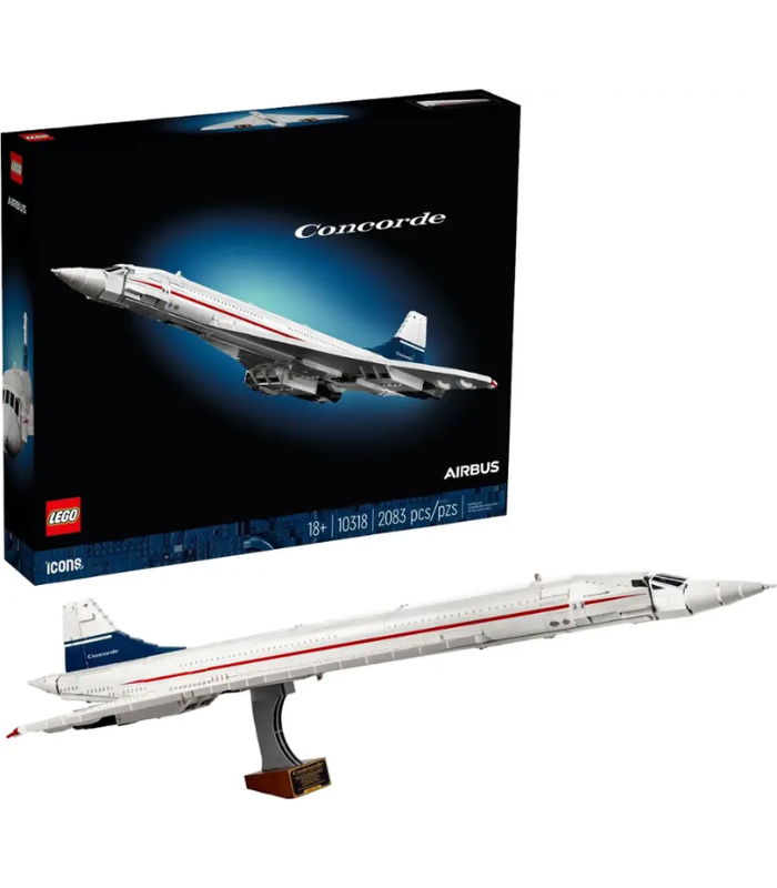 LEGO - Icons Concorde Model Plane Building Set 10318