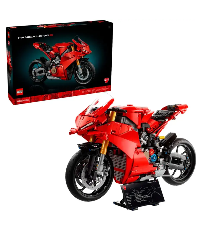 LEGO - Technic Ducati Panigale V4 S Motorcycle Model Building Set 42202