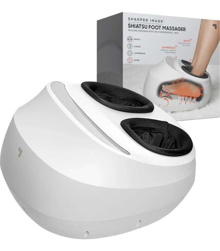 Sharper Image - Shiatsu Foot Massager - White