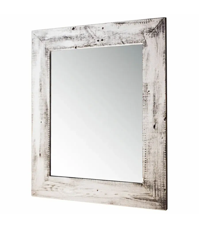 TRINITY - DRAKESTONE 22x26 Barnwood Mirror - White Wash